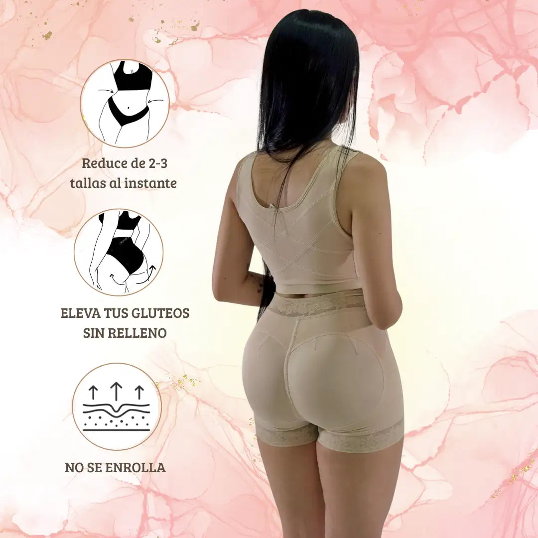 Short Faja Triple Realce De Cola®️ | Push Up | Colombiano🇨🇴