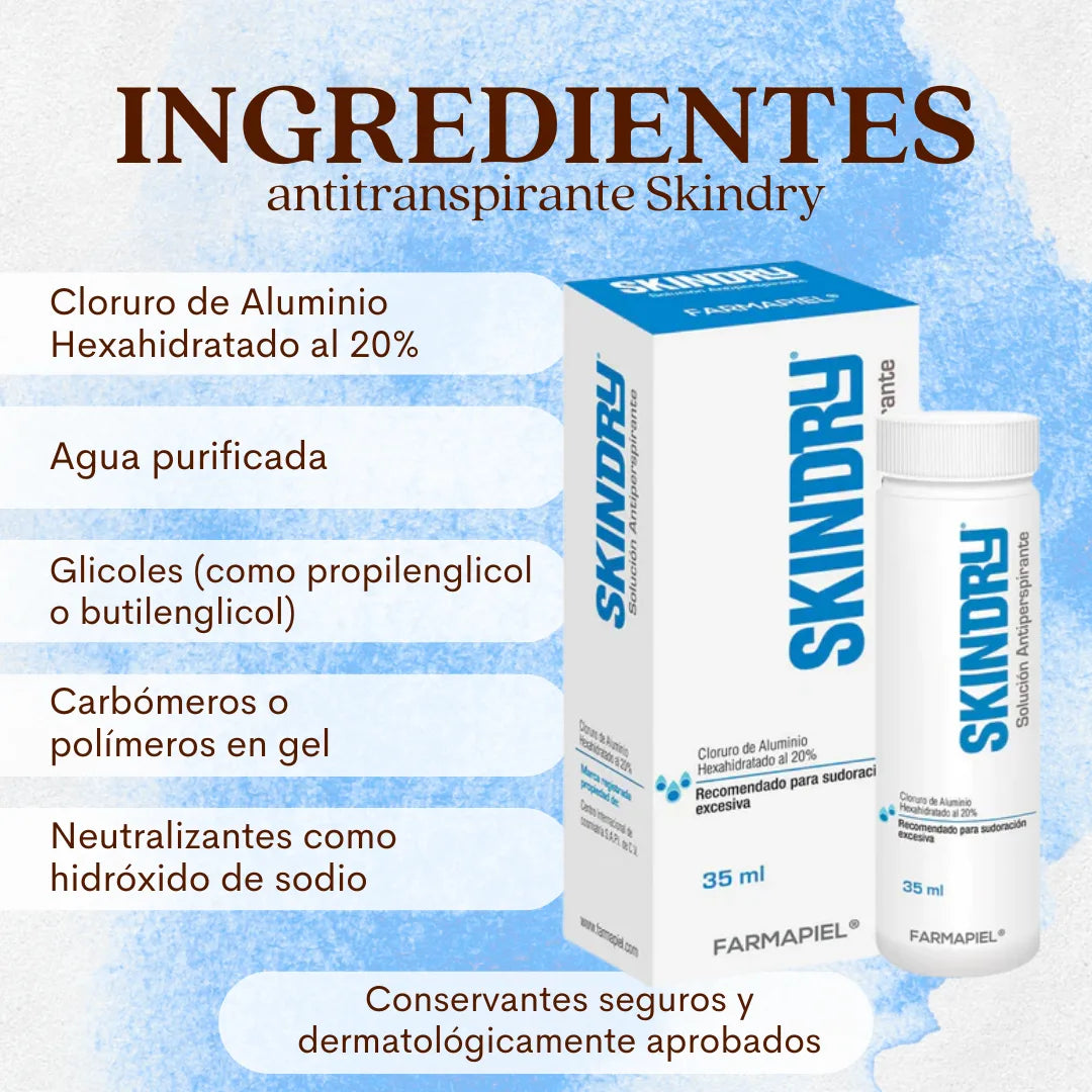 Skindry®️ | Cuerpo seco, ropa limpia y seguridad todo el día