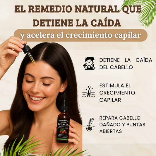 Aceite de batana®️ Detiene la caída del cabello | Estimula el creciente